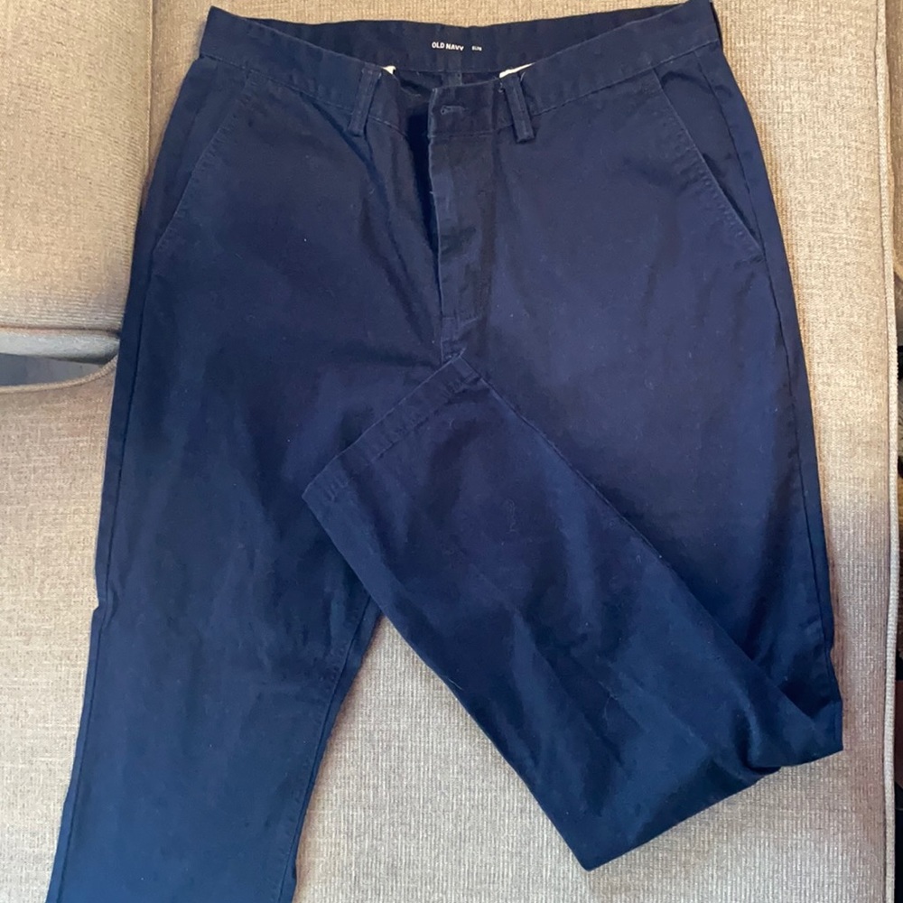 Old navy blue dress pants